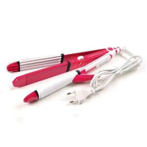 Geemy GM 1958 Placă de îndreptat, ondulat și ondulat păr 3 în 1 din ceramică