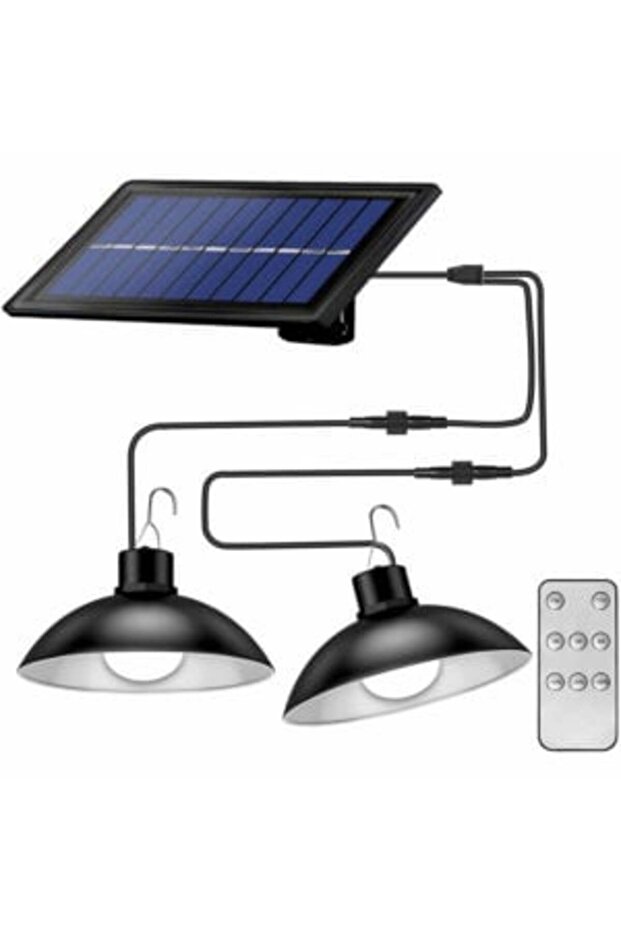SokShop Proiector solar LED cu 2 lămpi – Model XF-707-2