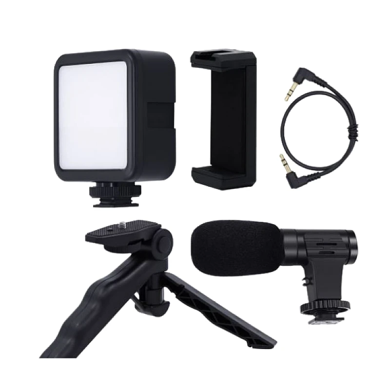 Kit de Realizare Video AY-49 – Set pentru Vlogging și Transmisiuni Live