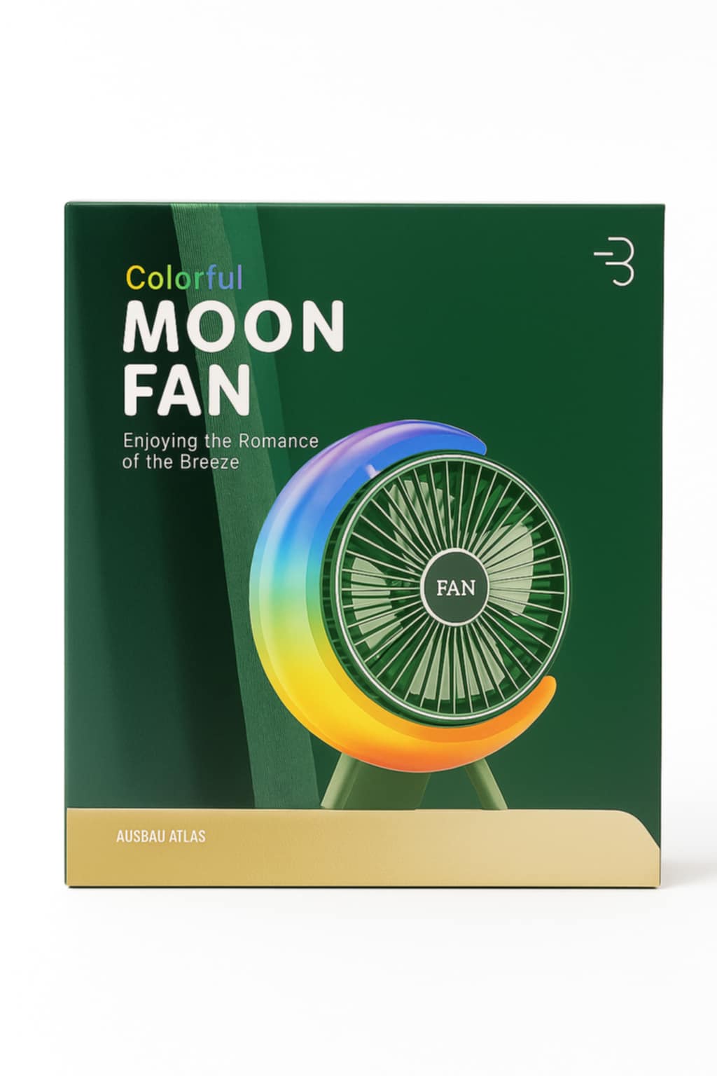 Ventilatorul Moon Colorat fără fir