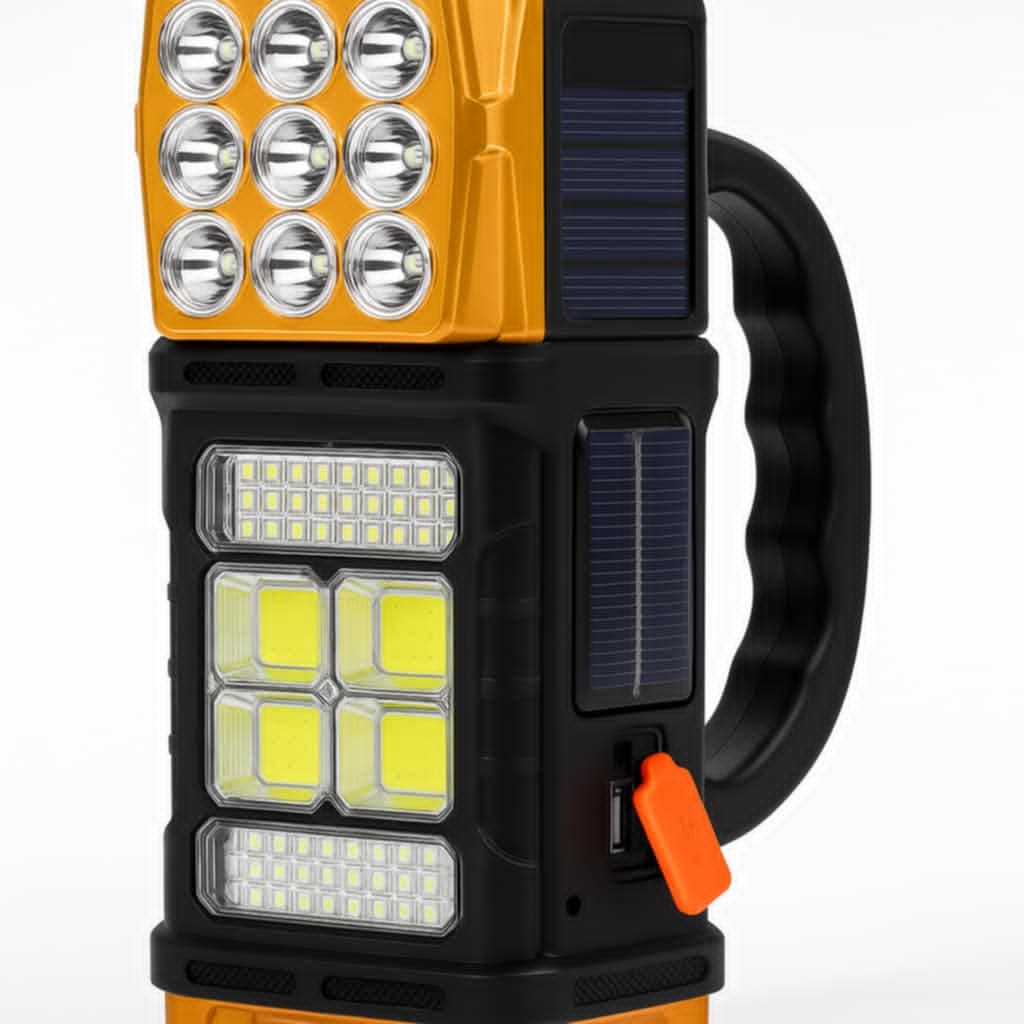 Lampă solară multifuncțională Hurry Bolt HB-1678, 38W - imagine 2